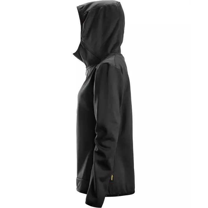 Snickers AllroundWork fleece hoodie dam 8057, Black, large image number 3
