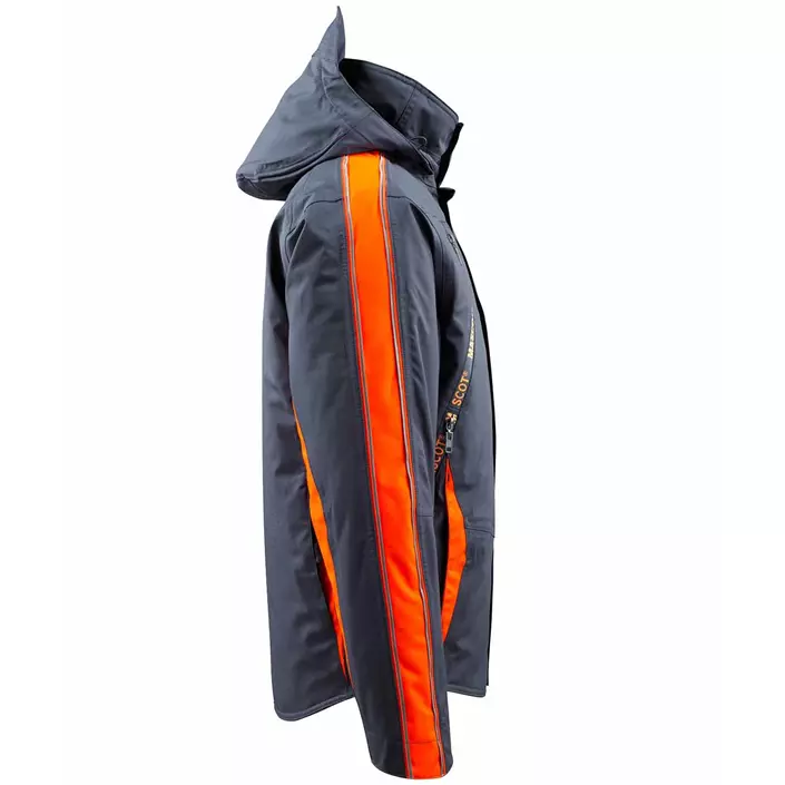 Mascot Hardwear Tolosa winter jacket, Dark Marine/Orange, large image number 3