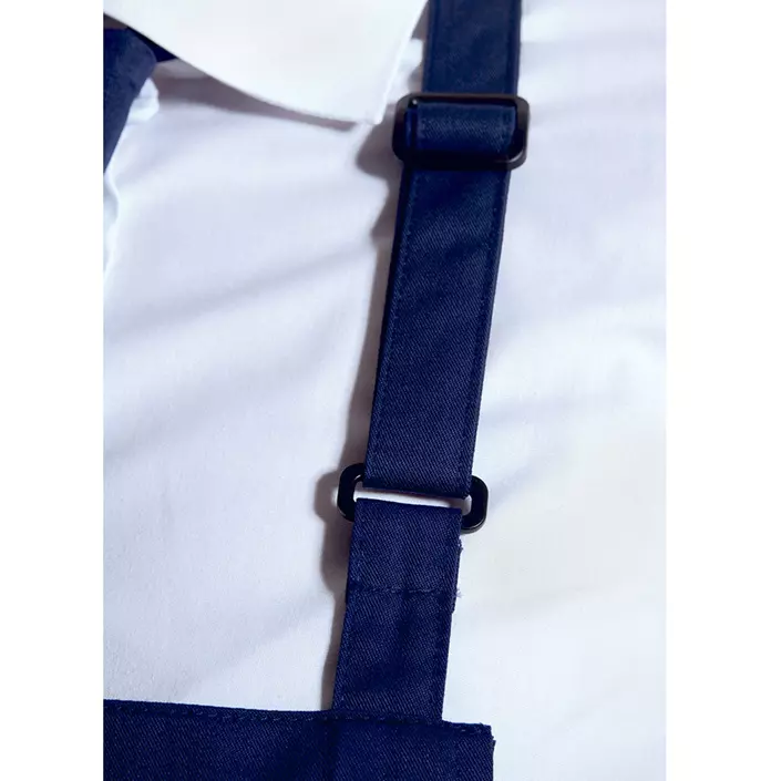 Karlowsky Basic water-repellent bib apron, Navy, Navy, large image number 1
