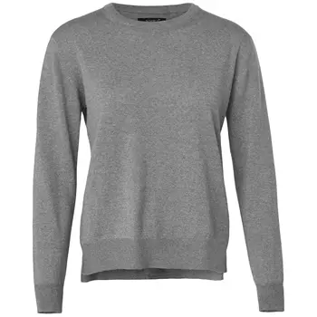 Nimbus Beaufort stickad tröja med merinoull dam, Grey melange