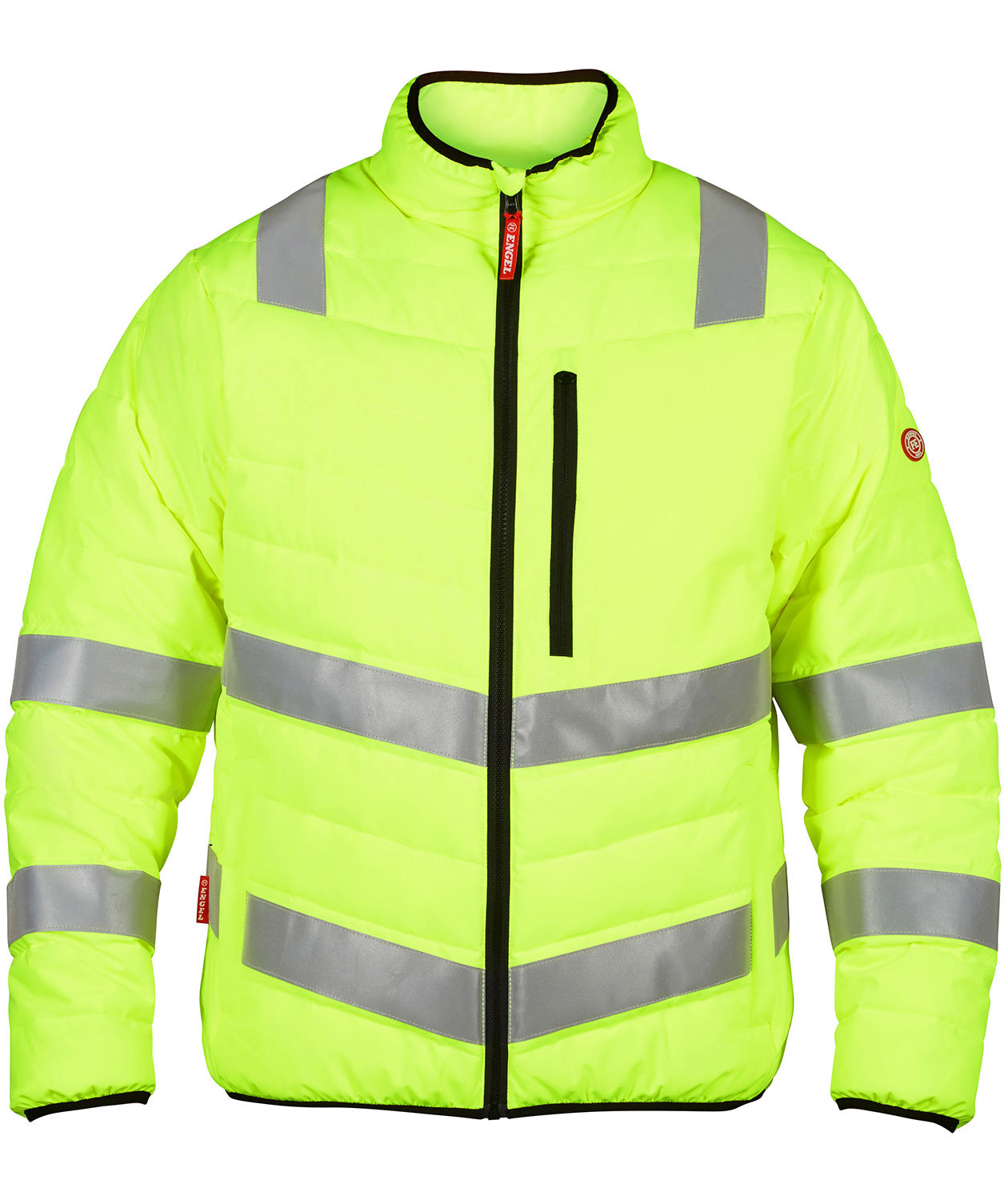 Engel Safety Basic gesteppte Arbeitsjacke, Hi-Vis Gelb