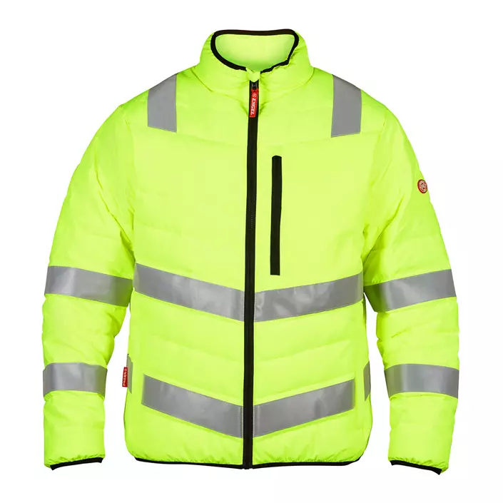 Engel Safety Basic quilted work jacket, Hi-Vis Yellow, large image number 0