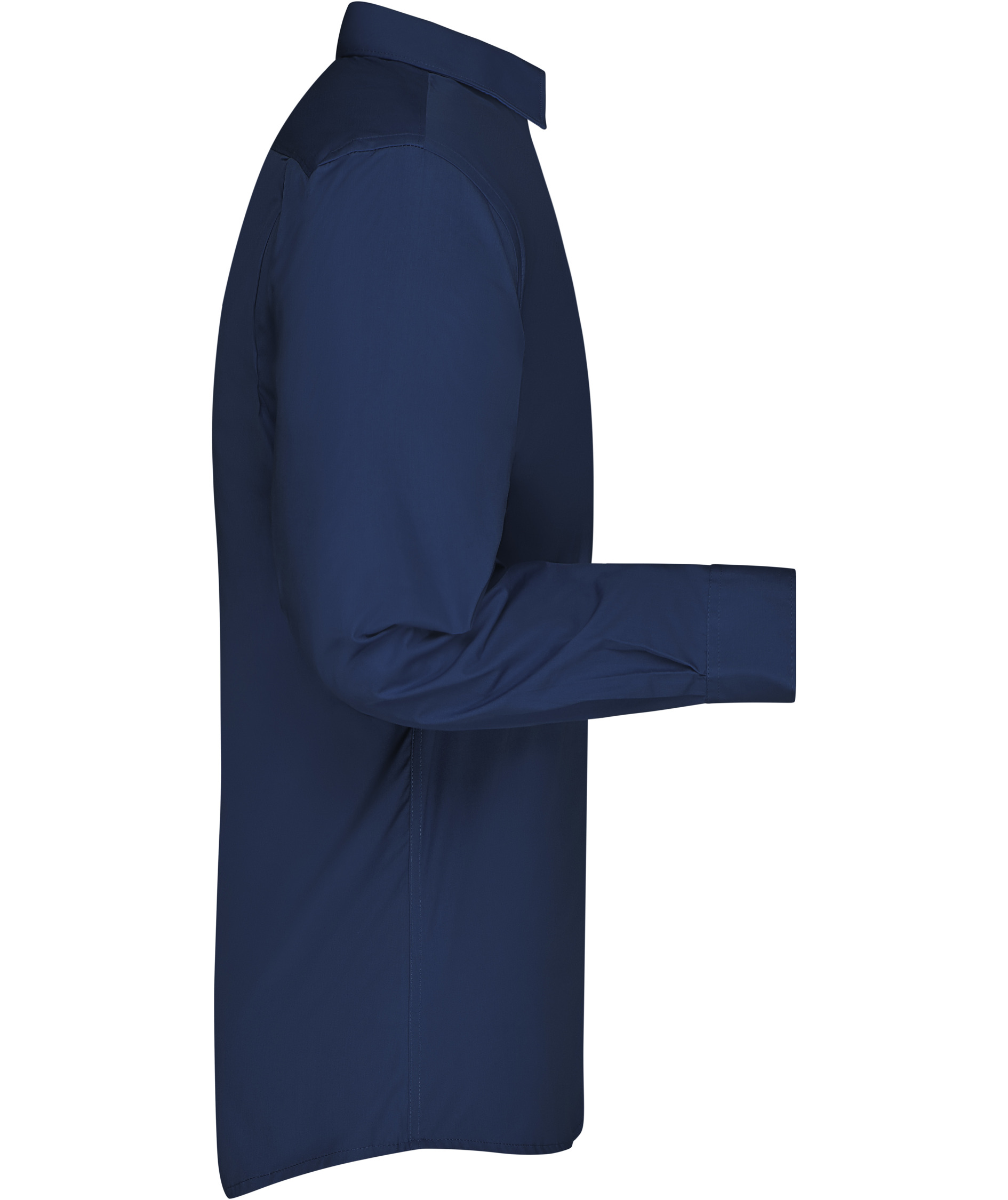 James & Nicholson modern fit skjorte, Navy, large image number 2