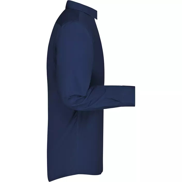 James & Nicholson modern fit  skjorta, Navy, large image number 2
