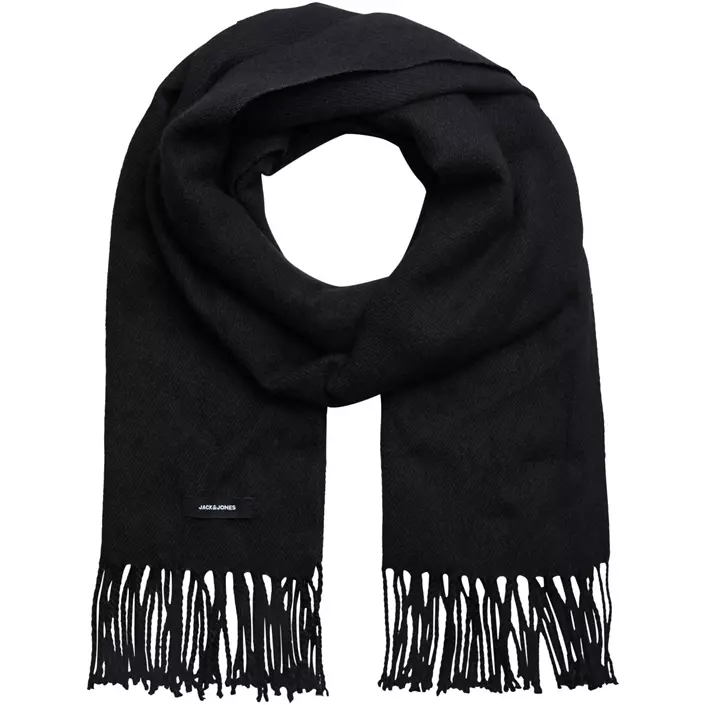 Jack & Jones JACSOLID scarf, Black, Black, large image number 0