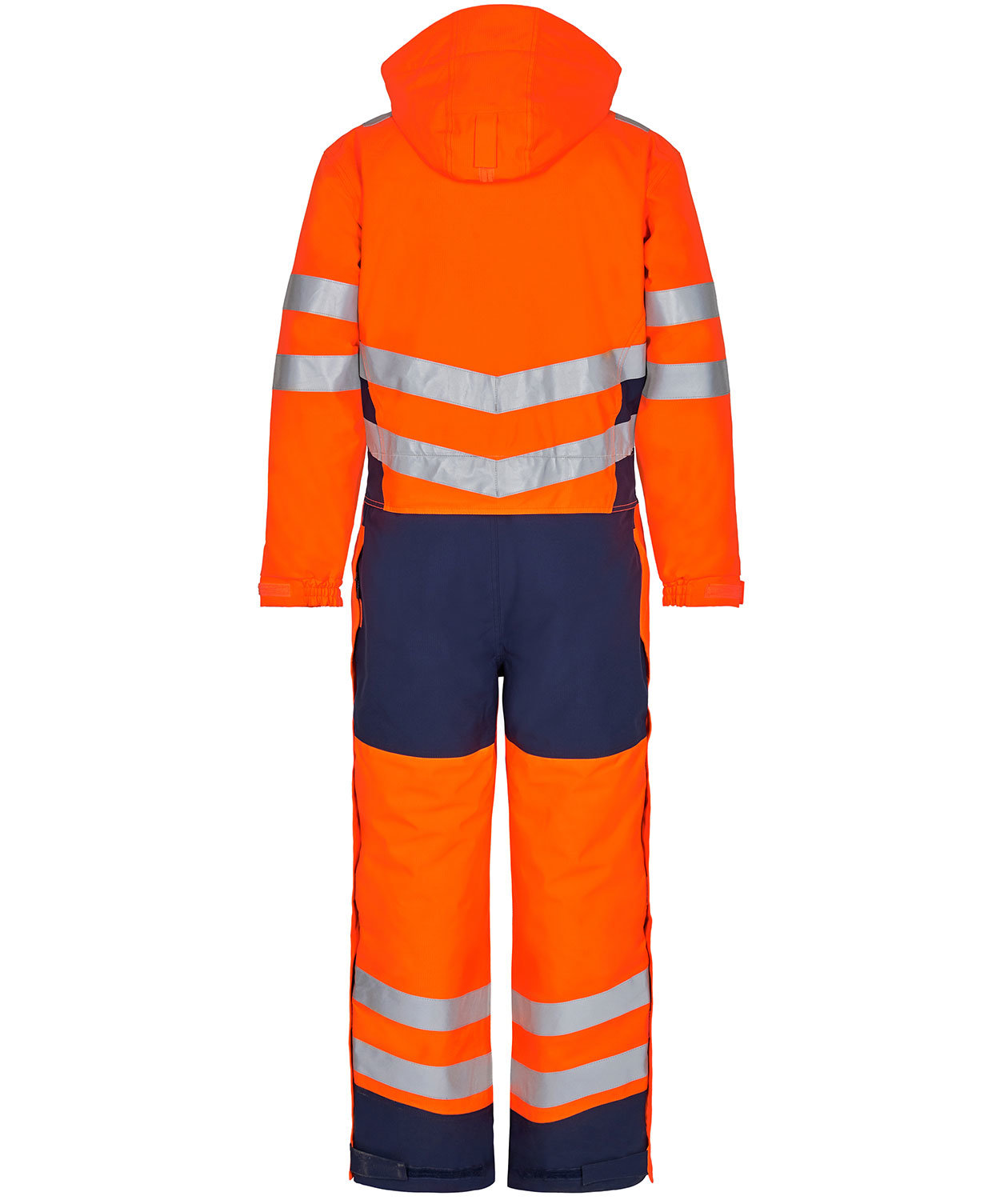Engel Safety Winteroverall, Orange/Blue Ink