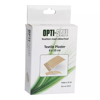 Opti-safe plaster Tekstil 6 x 10 cm, Beige
