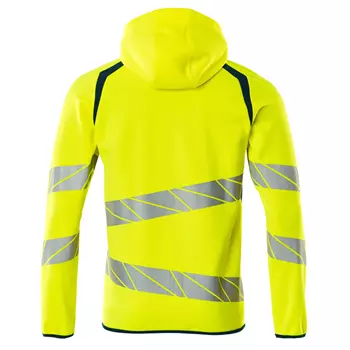 Mascot Accelerate Safe hoodie, Hi-Vis Yellow/Dark Petroleum