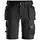 Snickers AllroundWork craftsman shorts 6141, Black, Black, swatch