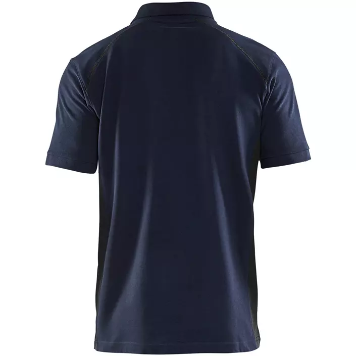 Blåkläder polo T-shirt, Dark Marine/Black, large image number 1