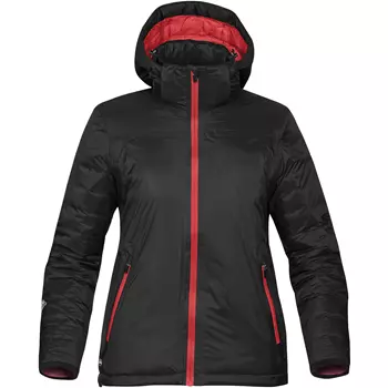 Stormtech Black Ice women's thermal jacket, Black/Red