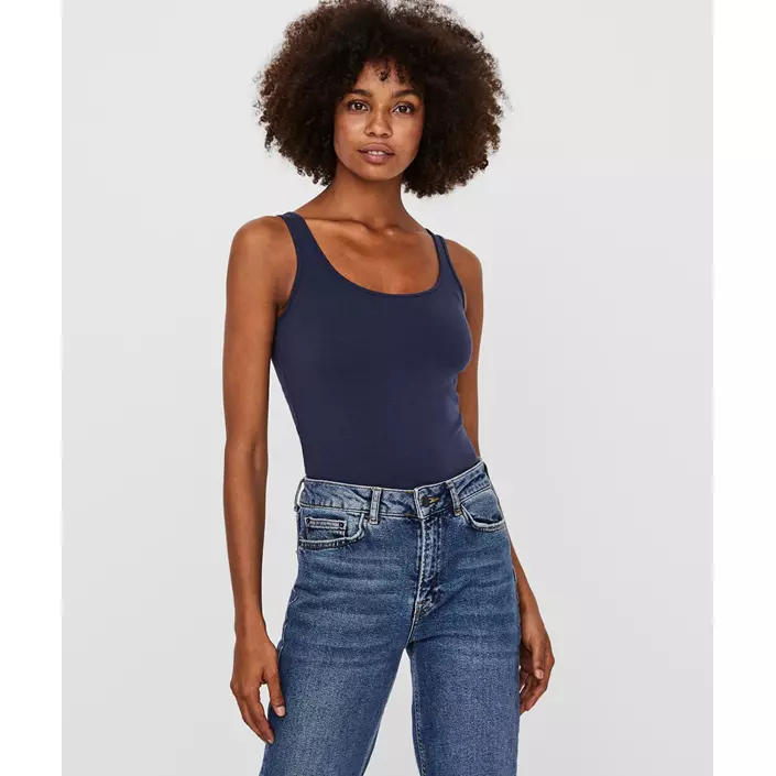 Vero Moda VMMAXI MY SOFT lång linne dam, Black Iris, large image number 1