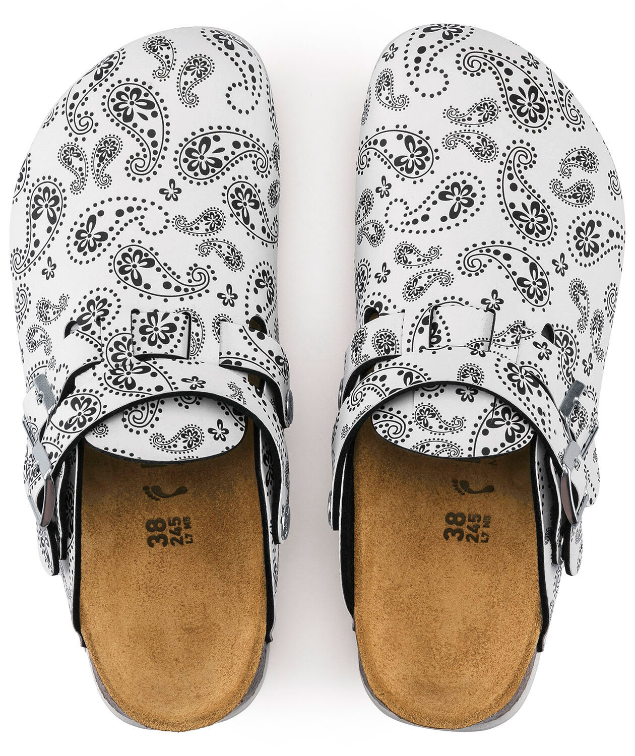 Birkenstock Kay SL Narrow Fit women's sandals, White/Black, large image number 3