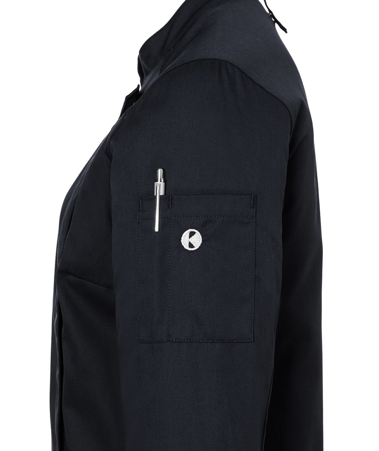 Karlowsky Naomi dame kokkejakke, Sort, large image number 4