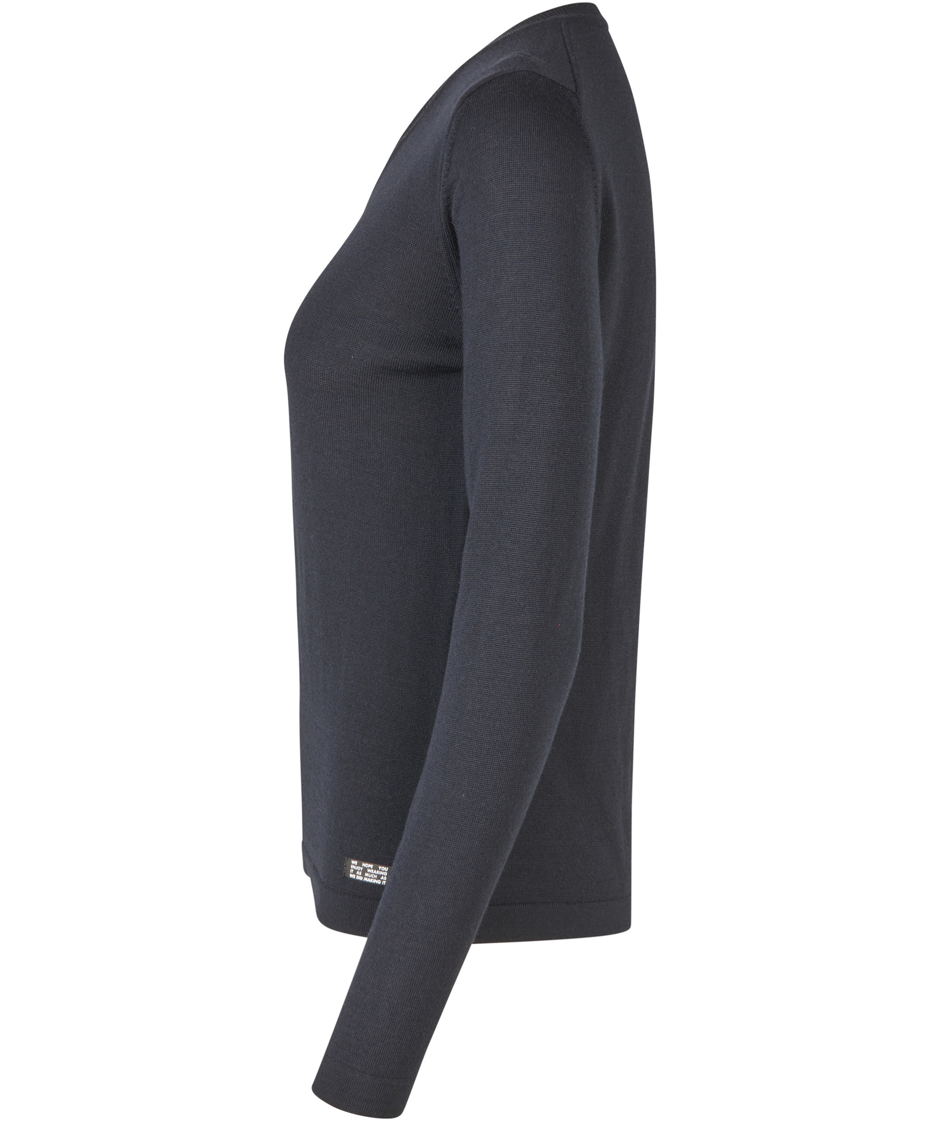 Seven Seas dame strikket genser med ull, Navy, large image number 2
