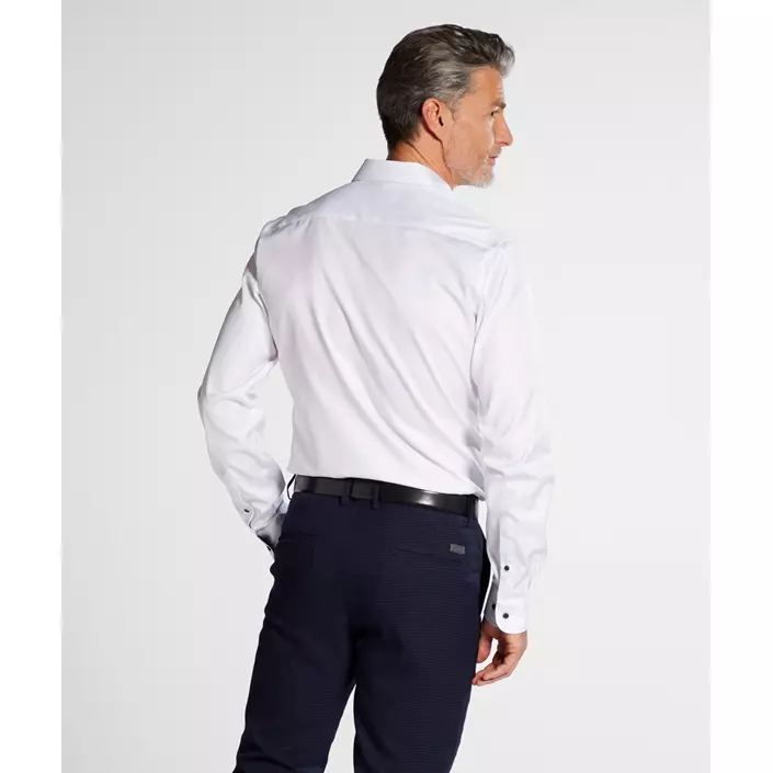 Eterna Cover Slim fit skjorte med kontrast, White , large image number 2