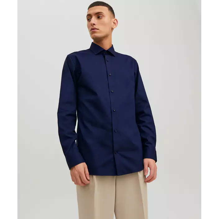Jack & Jones Premium JPRBLAPARKER Slim fit skjorte, Perfect Navy, large image number 1