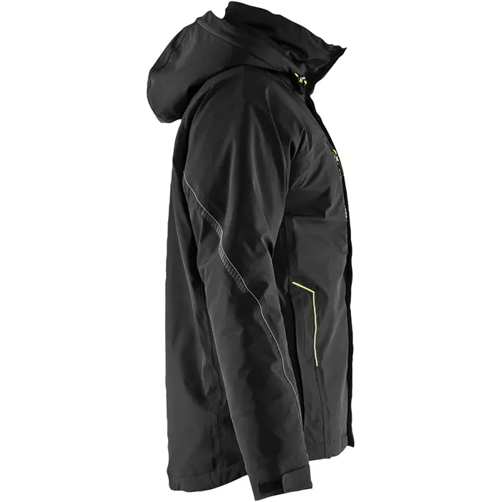Blåkläder letforet damejakke full stretch, Sort/Hi-Vis Gul, large image number 3