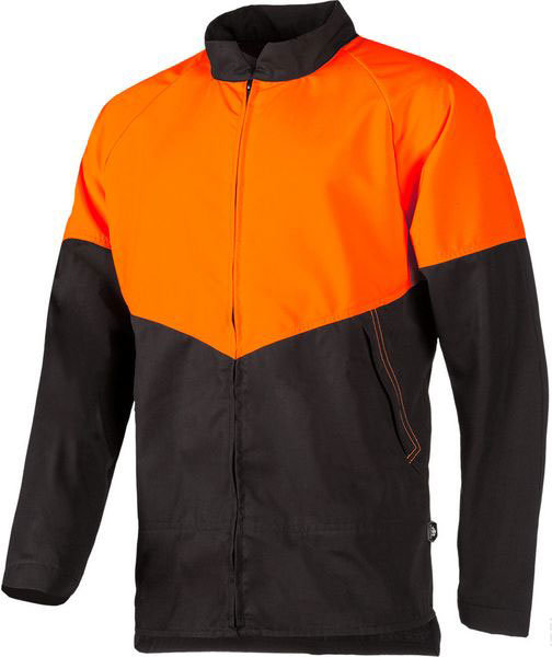 SIP BasePro work jacket, Hi-vis orange/Grey, large image number 2