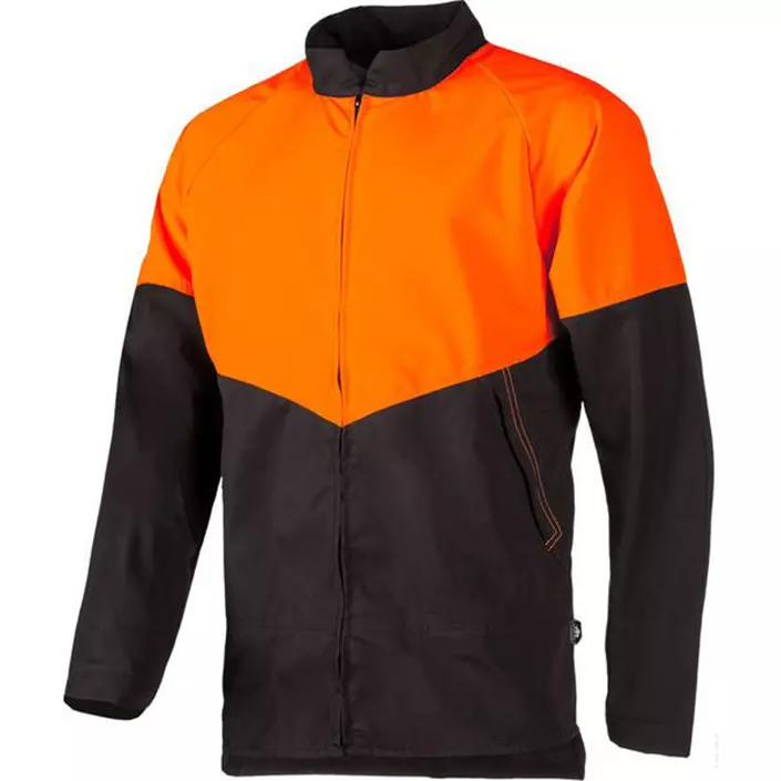 SIP BasePro work jacket, Hi-vis orange/Grey, large image number 2