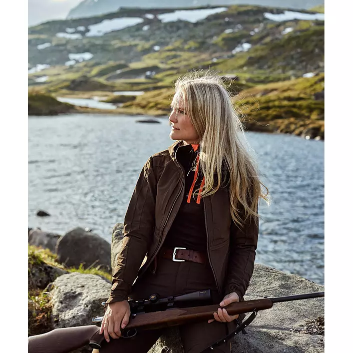 Northern Hunting Revna fleece tröja dam, Brown, large image number 2