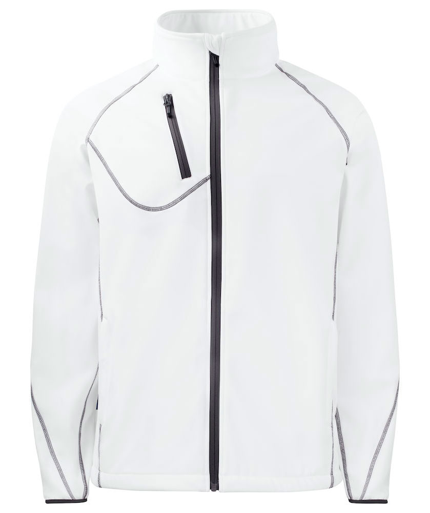 ProJob softshell jacket 2422, White, White, swatch