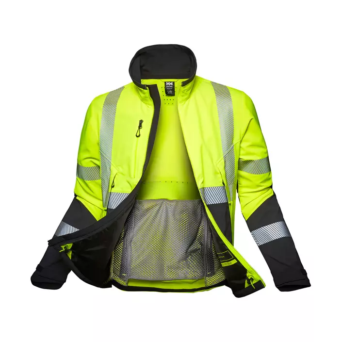Helly Hansen ICU BRZ work jacket, Hi-vis yellow/Ebony, large image number 3
