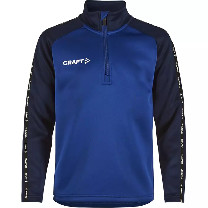 Craft Squad 2.0 halfzip training pullover for kids, Club Cobolt-Navy, large image number 0