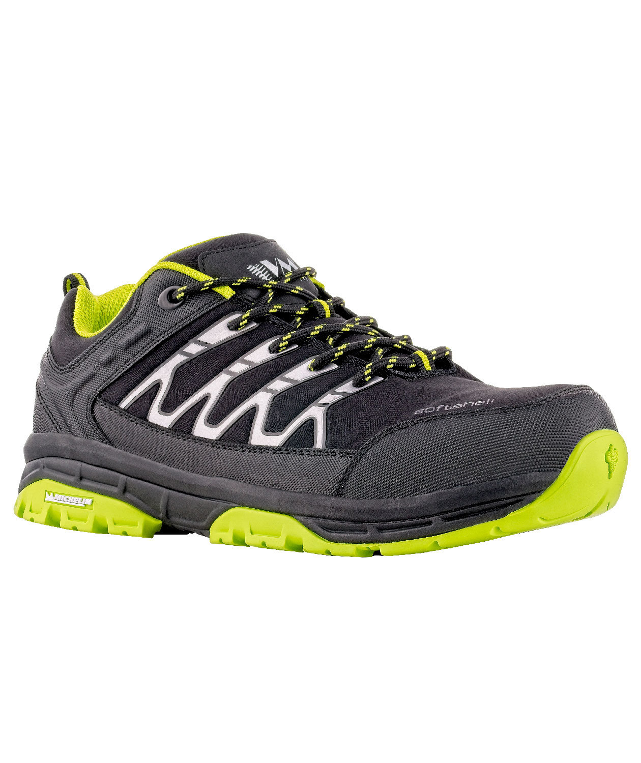 VM Footwear Ohio safety shoes S1, Black/Green, large image number 0