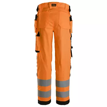 Snickers women's craftsman trousers 6743, Hi-Vis Orange/Black