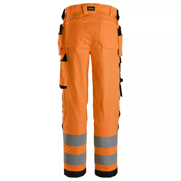 Snickers women's craftsman trousers 6743, Hi-Vis Orange/Black, large image number 1