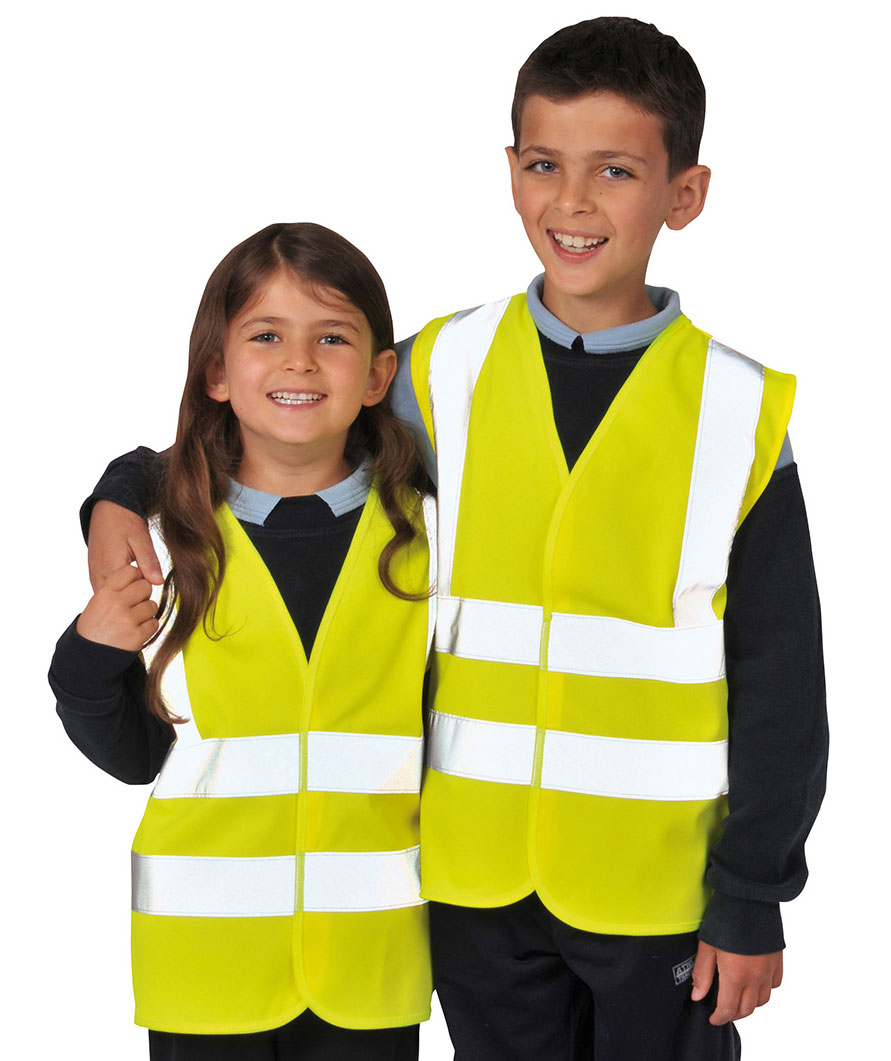 Portwest traffic vest for kids, Hi-Vis Yellow, large image number 1