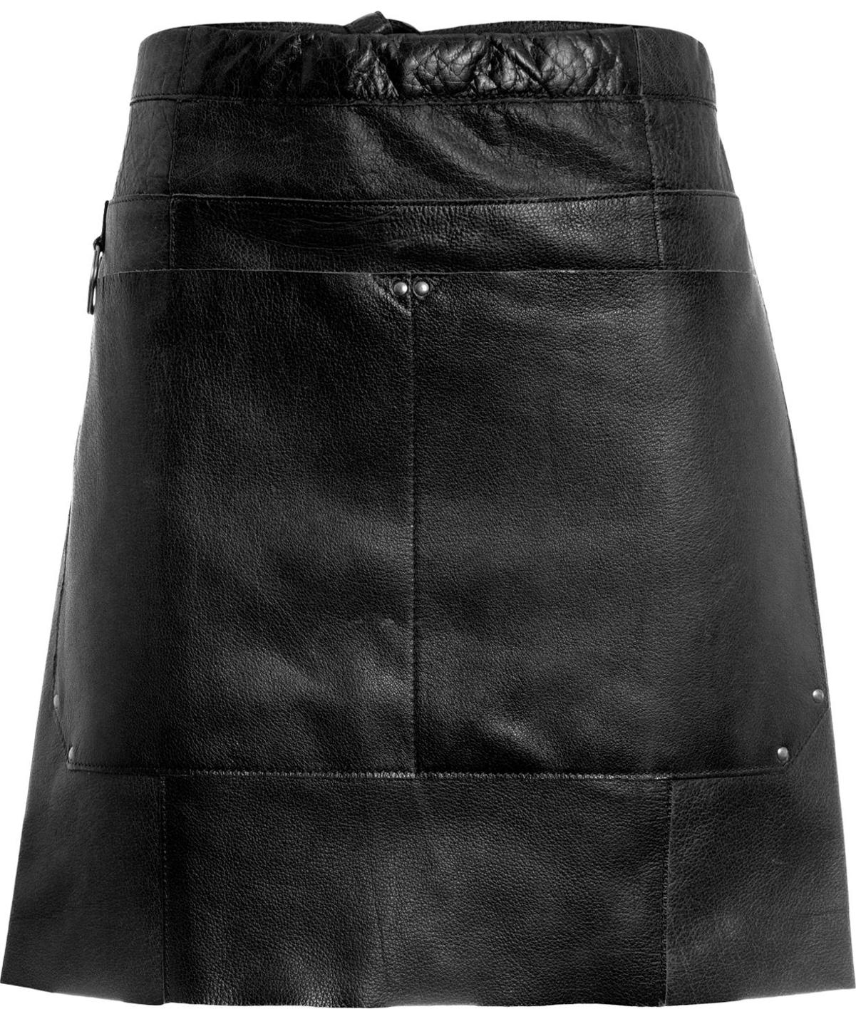 MUUD Berlin leather welding apron, Black