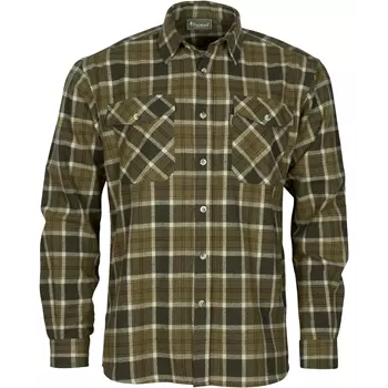 Pinewood Härjedalen regular fit flannel skovmandsskjorte, Hunting Olive/Khaki