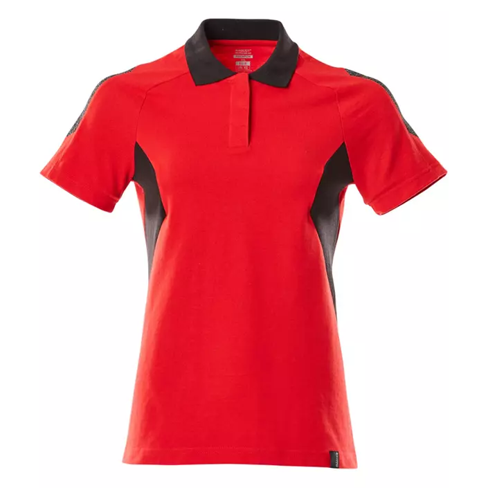 Mascot Accelerate dame polo T-skjorte, Signal rød/svart, large image number 0