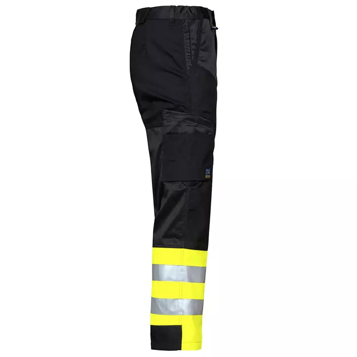 ProJob work trousers 6507, Yellow/Black, large image number 3