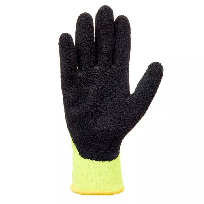 Kramp 6.001 lined work gloves, Yellow/Black, large image number 1