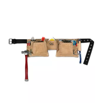 CLC Work Gear 527X Pro lær verktøysbelte, Sand/Svart