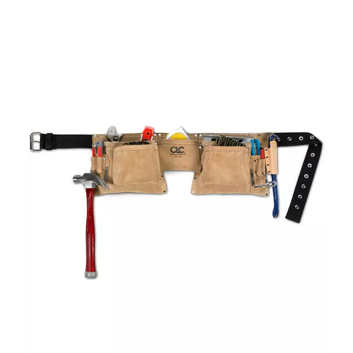 CLC Work Gear 527X Pro läder verktygsbälte, Sand/Svart, Sand/Svart, large image number 1
