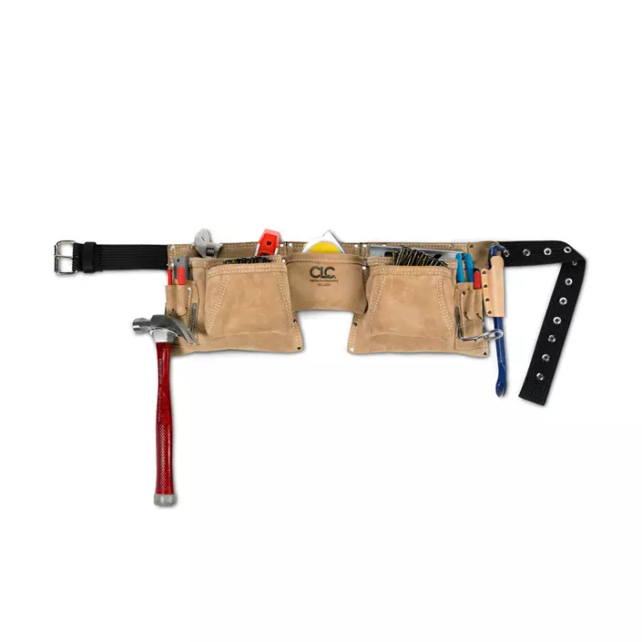 CLC Work Gear 527X Pro läder verktygsbälte, Sand/Svart, Sand/Svart, large image number 1