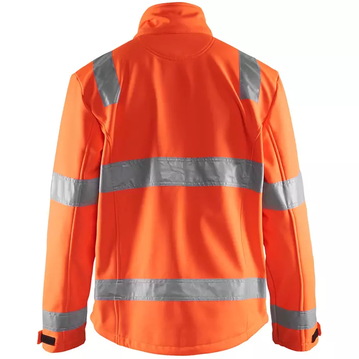 Blåkläder softshell jacket, Hi-vis Orange, large image number 2