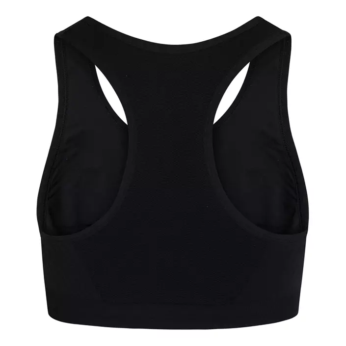 Zebdia Seamless women´s sports bra, Black, large image number 1