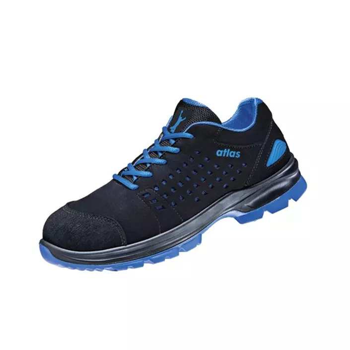 Atlas BS 40 Blue work shoes O1, Black/Blue, large image number 0