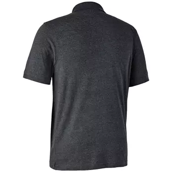 Deerhunter Gunnar polo T-shirt, Dark Grey Melange