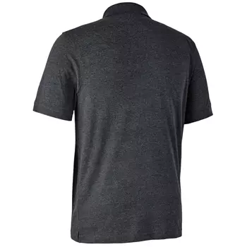 Deerhunter Gunnar polo T-shirt, Dark Grey Melange