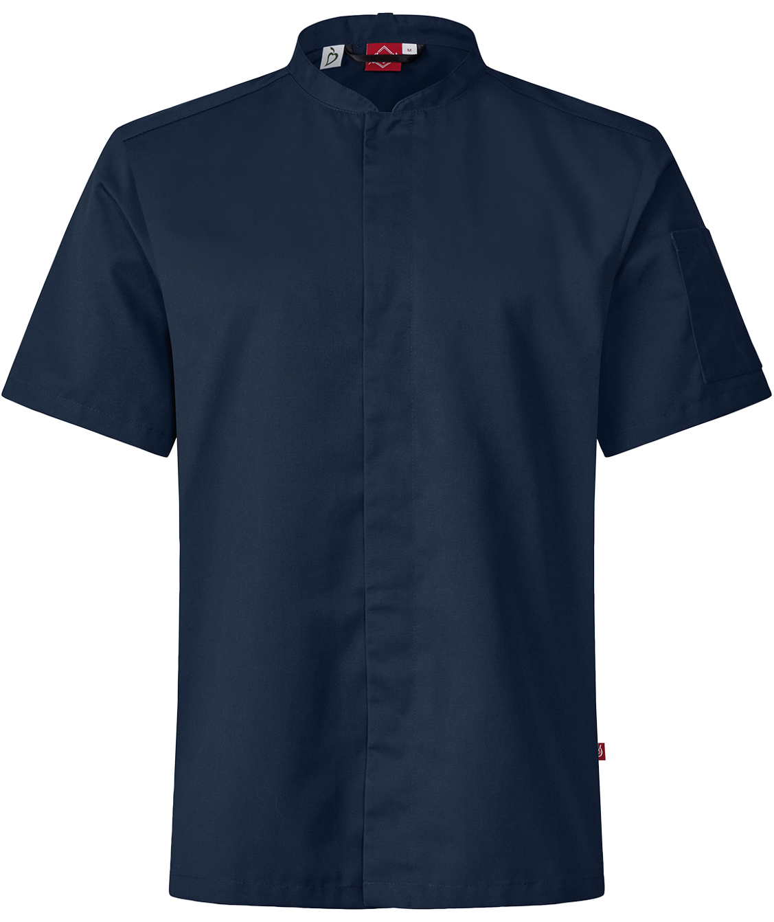Segers 1097 short-sleeved chefs shirt, Dark navy, Dark navy, swatch