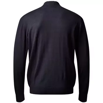 Clipper Milan knitted pullover with zipper, Dark navy
