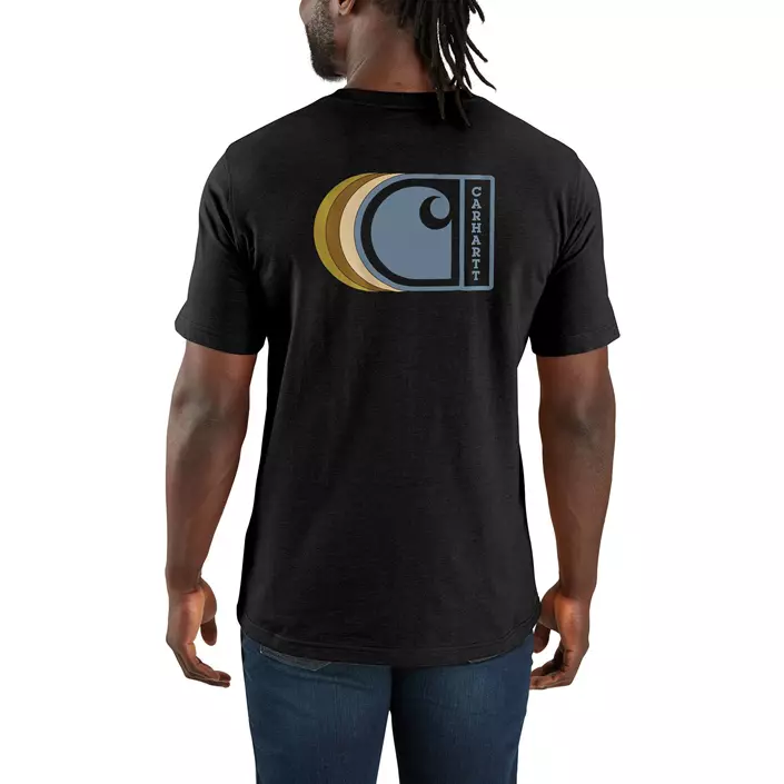 Carhartt Graphic T-shirt, Black, large image number 3