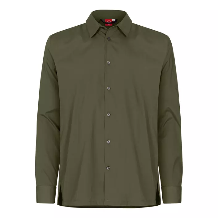 Segers 1013 shirt Action stretch, Olive Green, large image number 0