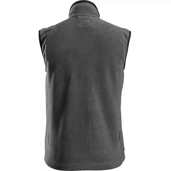 Snickers AllroundWork fleece vest, Steel Grey/Black, large image number 1